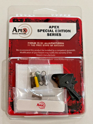 Apex BLACK TYPE 3 Flat-Faced Forward Set Trigger Kit for Aluminum Frame M&P M2.0