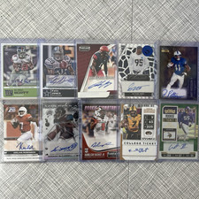 20 card Topps NFL Rookie Autograph Lot. Non numbered. Wildcard, Topps, Ect.