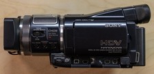 Sony Handycam HDR-HC1 Camcorder HDV MiniDV Tape Video Camera Lens Tested
