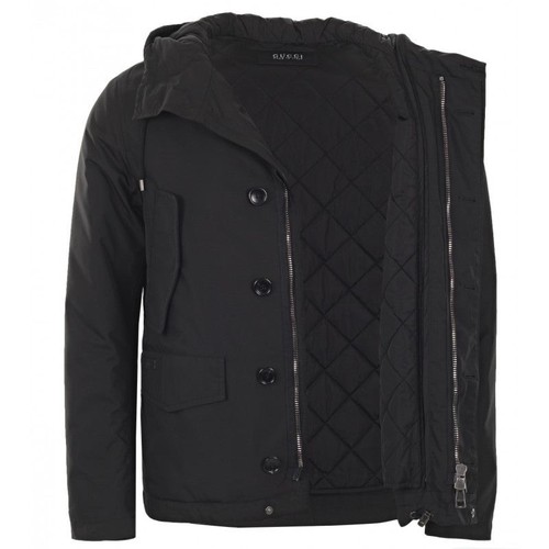 Gucci Black nylon double layer jacket