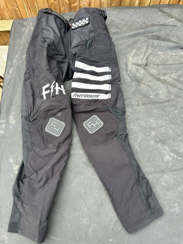 Fasthouse Mx Pants Black White