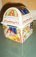Hutschenreuther++2001+ Weihnachtsspieldose Porzellan in OVP+Melodie +Spieluhr