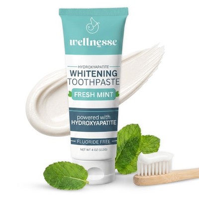 Hydroxyapatite Toothpaste, Fluoride Free, Whitening Toothpaste, Remineralizin...