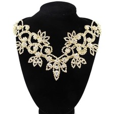 Rhinestone Crystal Applique Hand Sewing Craft DIY Wedding Clothes Shoe Bag