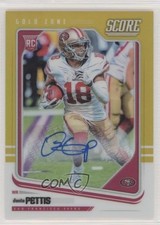 2018 Panini Honors Gold Zone Signatures 25/50 Dante Pettis #468 Auto 0a6