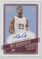2021-22 Onyx Vintage Auto MJ Walker #VAMW Auto 2u3