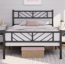 LF002 UK -Double bed Frame With Head frame