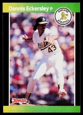 1989 Donruss #67b Dennis Eckersley