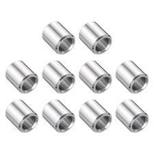 10Pcs Stainless Steel Spacer 1/4" Bore x 3/8" OD x 3/8" Length