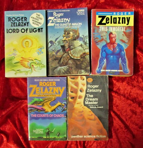 5 HERVORRAGENDE SCIENCE-FICTION-BÜCHER von ROGER ZELAZNY ** TASCHENBUCH