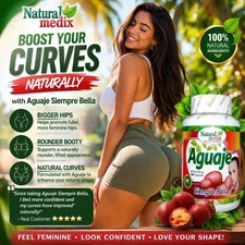 Aguaje Siempre Bella - Perfect Curves - Bigger Butt - Big Chest - 100 Caps