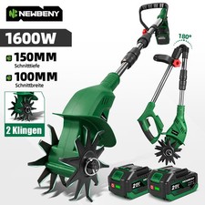 Für Makita Akku Bodenfräse Faltbar Motorhacke Gartenfräse Kultivator 0/2 Akkus