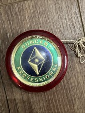 Vtg Duncan Professional Yo Yo Diamond Red, Gold  Blue/green Made In USA