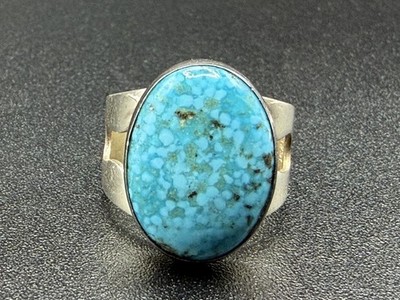 DTR Jay King 925 Sterling Silver beautiful spiderweb Turquoise Ring Size 7