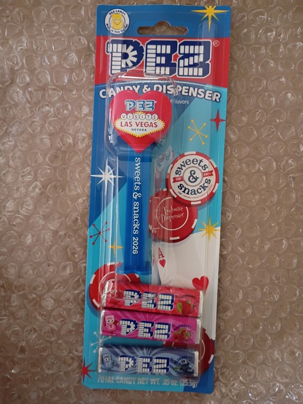 Pez Las Vegas Heart Sweets & Snacks Expo 2026 Exclusive Dispenser MOC