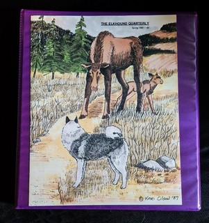NORWEGIAN ELKHOUND HUNTING ARTICLES AND ART BY KARI OLSON