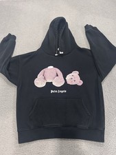 Palm Angels Black Kill the Bear Teddy Bear Hoodie Men  s Size XL Pullover
