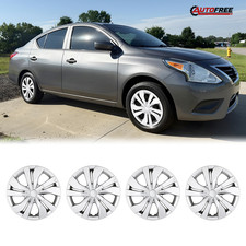 Chrome 15 Hubcap For 2007-2025 Nissan Vers 4pcs Wheel Covers 15 Inch Wheel Rim