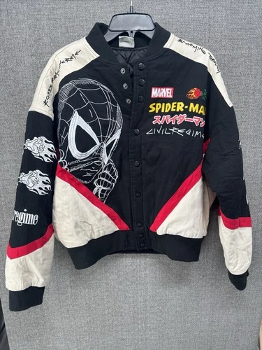 Civil Regime x SpiderMan Racing Jacket Size Small, READ - product listing photo