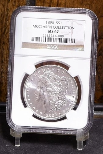 1896 Morgan Dollar - NGC MS62 McClaren Collection (#60668-L)