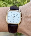 1980 Vintage Seiko Chariot JDM Quartz Watch Tank TV Screen 29x29mm 7820-5490