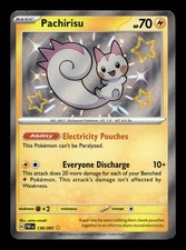 Pachirisu 138/091 Holofoil SV: Paldean Fates Shiny Rare Pokemon TCG on eBay
