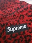 Sac à dos FW17 Supreme léopard polaire rouge sac à dos