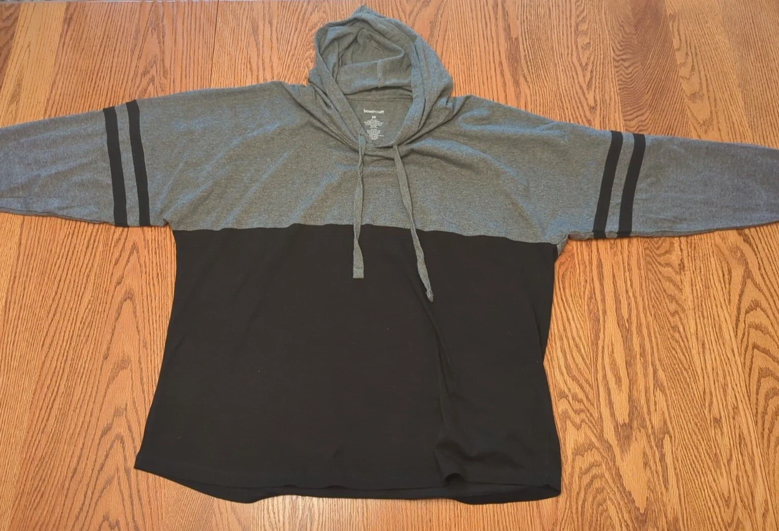 UNDERCOVER Boxercraft Purdue Felpa con Cappuccio Uomo Taglia 2X Maglietta con Cappuccio Colore Nero Grigio Oro