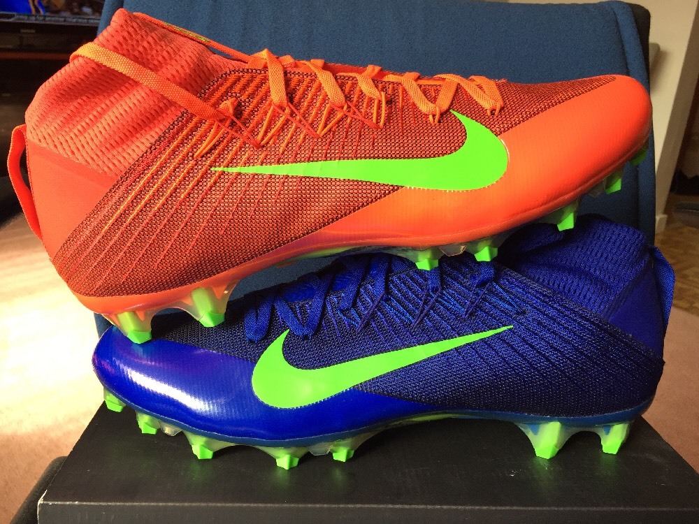 Nike Vapor Untouchable 2 Cleats 14 Blue Green Red Multicolor What