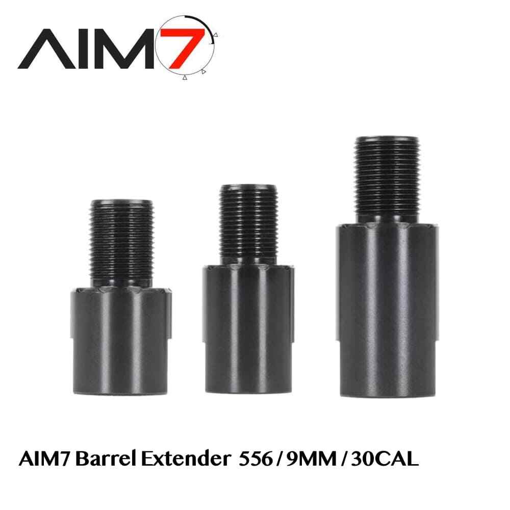 AIM7 PRECISION 1/2x28 5/8x24 for 9MM / 223 / 30 CAL BARREL