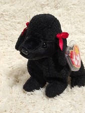 TY Beanie Babies "GiGi" Black Poodle   1997 Hang/1998 Tush   DSLRT04K 