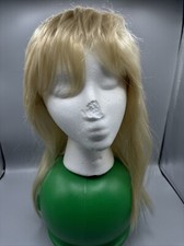 Synthetic Blonde Bang Wig 14-16  Long Costume Cosplay Halloween NEW READ 