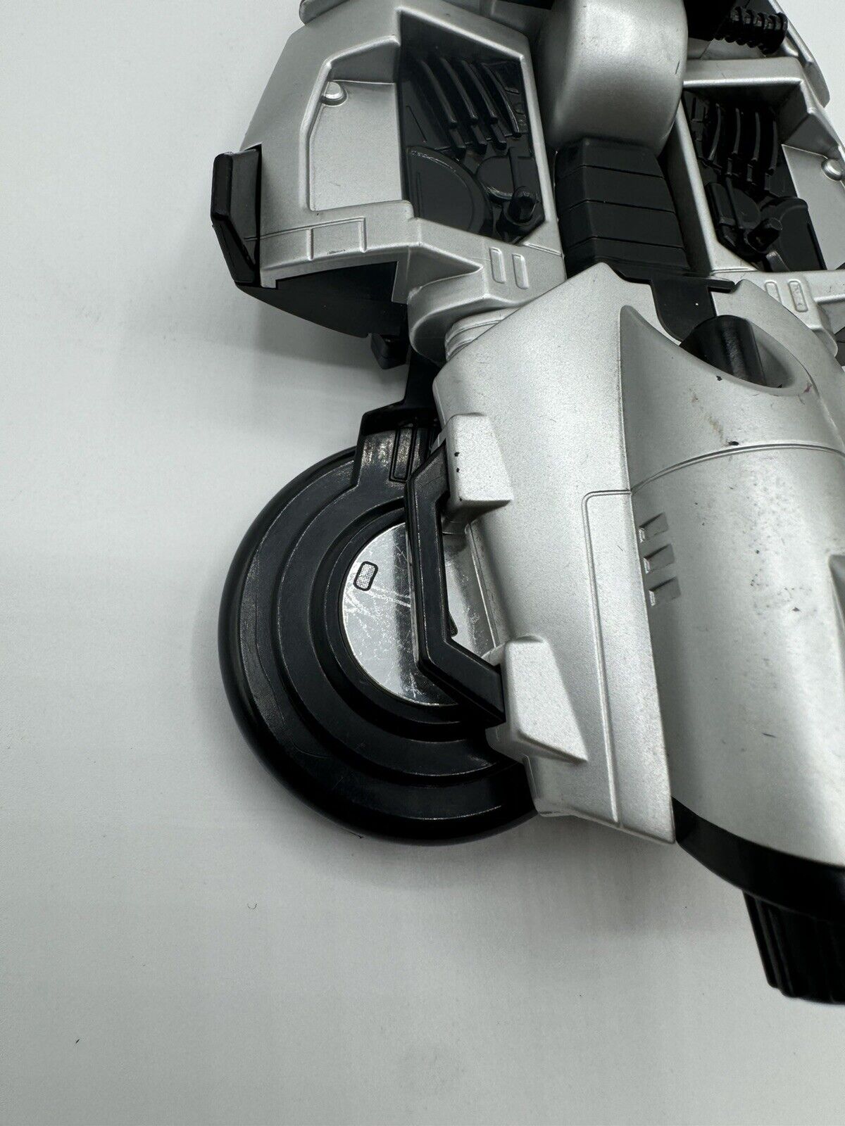 1997 Bandai Power Rangers In Space Silver Galaxy Glider Cycle Motorcycle Bike