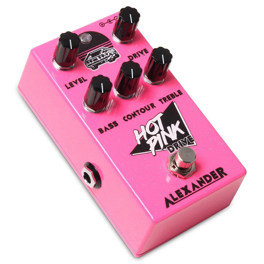 New Alexander Hot Pink Drive Overdrive Guitar Effects Pedal | eBay