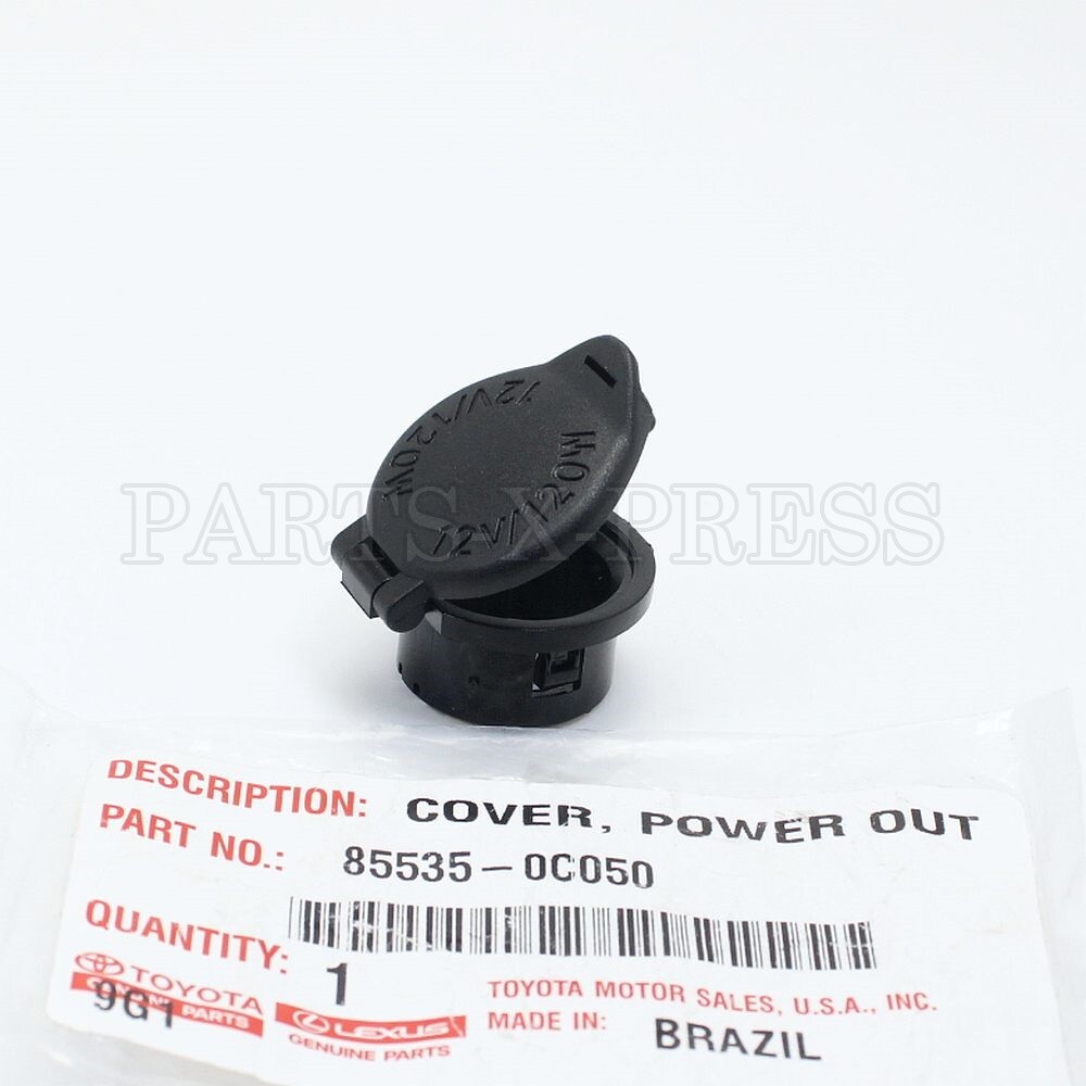 GENUINE OEM TOYOTA TACOMA TUNDRA CIGARETTE LIGHTER SOCKET COVER PLUG 85535-0C050