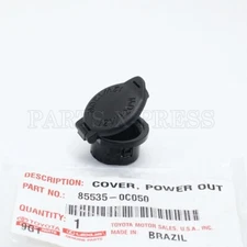 GENUINE OEM TOYOTA TACOMA TUNDRA CIGARETTE LIGHTER SOCKET COVER PLUG 85535-0C050