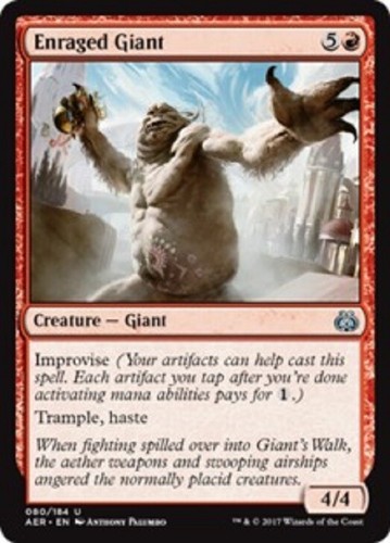 MTG 1x Enraged Giant Aether Revolt 