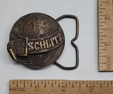 SCHLITZ - Jos Schlitz Brewing Co - belt BUCKLE - listing 7217