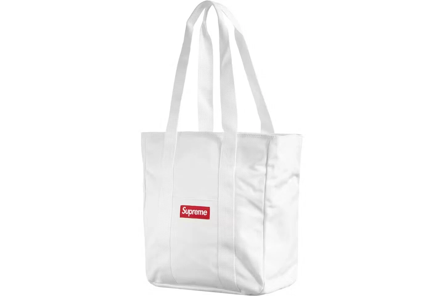 Sac fourre tout en toile Supreme (FW20/FW21) blanc
