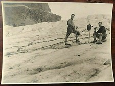Montagna Alpinismo Alpi-Scalatori sul Monte Bianco? 3 fotografia vintage 1929 