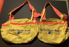 Des Moines register double paper carrier bag