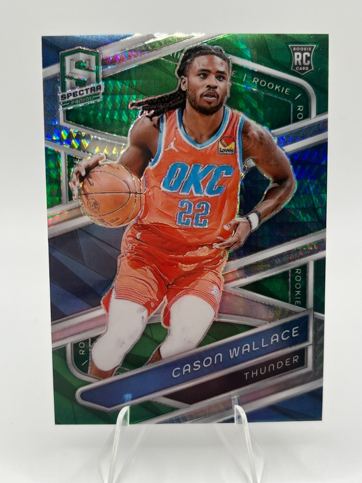2023-24 Panini Spectra - Cason Wallace #164 International Green Prizm /75 Rookie