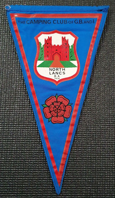 Camping Club Gt Großbritannien & Irland North Lancashire District Asso Wimpel Flagge