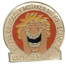 Pack of 6 You've Obviously Mistaken Me Bike Motorcycle Hat Cap Lapel Pin HP1690