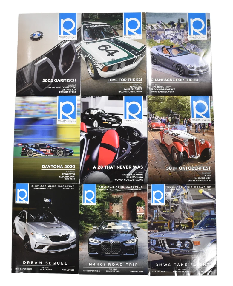 (46) Assorted Issues BMW CCA Roundel Car Club Magazine 2018-2023 - Image 2 of 4