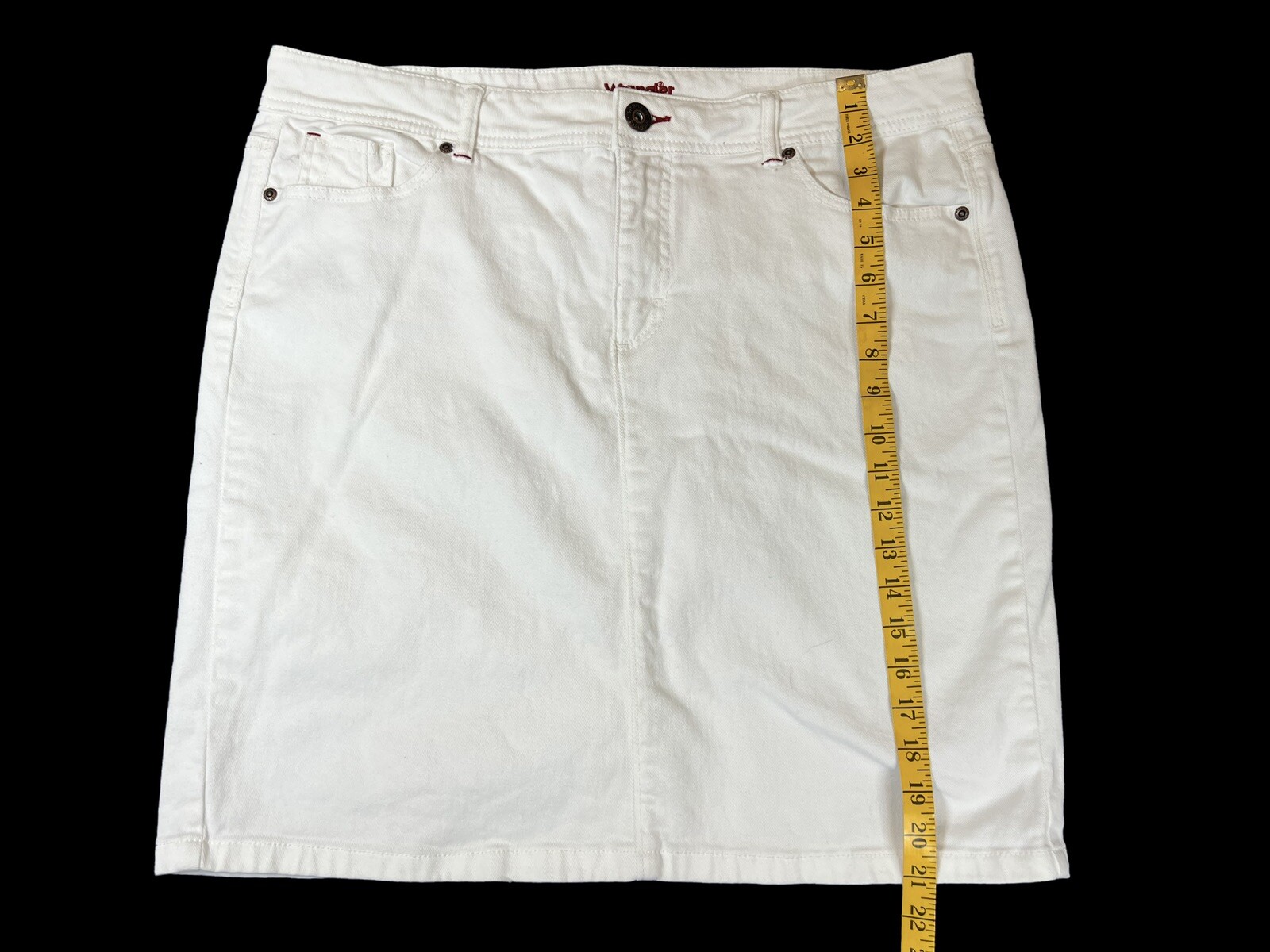 Vintage Women's Wrangler White High Waisted Denim… - image 6