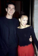 Matthew Modine Caridad Rivera at Valentino event New York June 2000 Old Photo