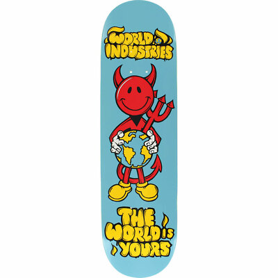 WORLD INDUSTRIES ワールドインダストリー ズ スケボー デッキ DEVILMAN CLASSIC DECK 8.25インチ NO30 World Industries Skateboard Deck Devilman The World is Yours 8.25