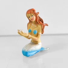 Mermaid Figurine 3' Polyresin Mermaid Fig