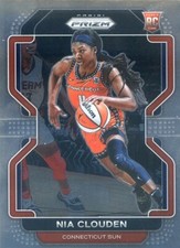 2022 Panini Prizm WNBA NIA CLOUDEN RC ROOKIE #192 BASE CARD SUN